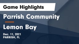 Parrish Community  vs Lemon Bay  Game Highlights - Dec. 11, 2021