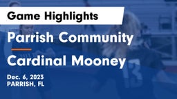 Parrish Community  vs Cardinal Mooney  Game Highlights - Dec. 6, 2023