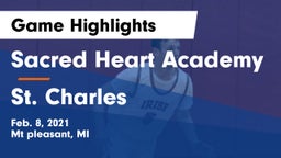Sacred Heart Academy vs St. Charles  Game Highlights - Feb. 8, 2021