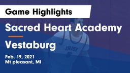 Sacred Heart Academy vs Vestaburg  Game Highlights - Feb. 19, 2021