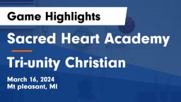 Sacred Heart Academy vs Tri-unity Christian  Game Highlights - March 16, 2024