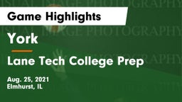 York  vs Lane Tech College Prep Game Highlights - Aug. 25, 2021