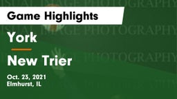York  vs New Trier  Game Highlights - Oct. 23, 2021