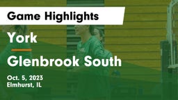 York  vs Glenbrook South  Game Highlights - Oct. 5, 2023