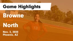 Browne  vs North Game Highlights - Nov. 3, 2020