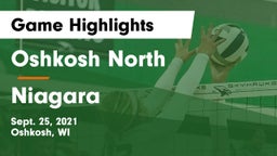 Oshkosh North  vs Niagara  Game Highlights - Sept. 25, 2021