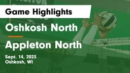 Oshkosh North  vs Appleton North  Game Highlights - Sept. 14, 2023