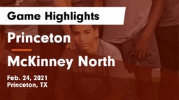 Princeton  vs McKinney North  Game Highlights - Feb. 24, 2021