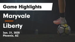 Maryvale  vs Liberty  Game Highlights - Jan. 21, 2020