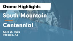 South Mountain  vs Centennial  Game Highlights - April 25, 2023