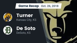 Recap: Turner  vs. De Soto  2018