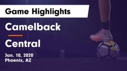 Camelback  vs Central  Game Highlights - Jan. 10, 2020