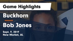 Buckhorn  vs Bob Jones  Game Highlights - Sept. 9, 2019