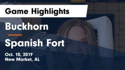 Buckhorn  vs Spanish Fort  Game Highlights - Oct. 10, 2019