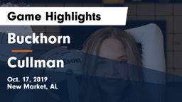 Buckhorn  vs Cullman  Game Highlights - Oct. 17, 2019