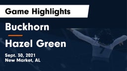 Buckhorn  vs Hazel Green  Game Highlights - Sept. 30, 2021