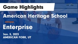 American Heritage School vs Enterprise  Game Highlights - Jan. 5, 2023