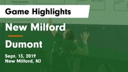 New Milford  vs Dumont  Game Highlights - Sept. 13, 2019