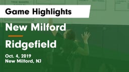 New Milford  vs Ridgefield  Game Highlights - Oct. 4, 2019