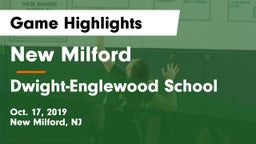 New Milford  vs Dwight-Englewood School Game Highlights - Oct. 17, 2019