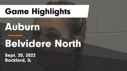 Auburn  vs Belvidere North  Game Highlights - Sept. 20, 2022