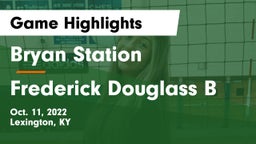 Bryan Station  vs Frederick Douglass B Game Highlights - Oct. 11, 2022