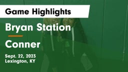 Bryan Station  vs Conner  Game Highlights - Sept. 22, 2023