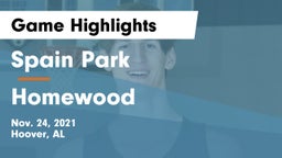 Spain Park  vs Homewood  Game Highlights - Nov. 24, 2021