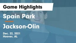 Spain Park  vs Jackson-Olin  Game Highlights - Dec. 22, 2021