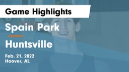Spain Park  vs Huntsville  Game Highlights - Feb. 21, 2022
