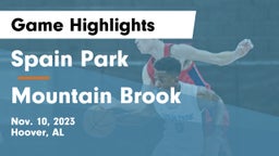 Spain Park  vs Mountain Brook  Game Highlights - Nov. 10, 2023