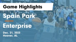 Spain Park  vs Enterprise  Game Highlights - Dec. 21, 2023