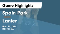 Spain Park  vs Lanier Game Highlights - Nov. 23, 2021