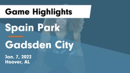 Spain Park  vs Gadsden City  Game Highlights - Jan. 7, 2022