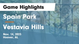 Spain Park  vs Vestavia Hills  Game Highlights - Nov. 14, 2023