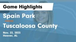 Spain Park  vs Tuscaloosa County  Game Highlights - Nov. 22, 2023