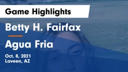 Betty H. Fairfax vs Agua Fria  Game Highlights - Oct. 8, 2021