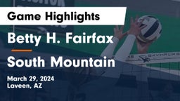Betty H. Fairfax vs South Mountain  Game Highlights - March 29, 2024