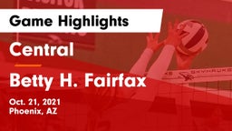 Central  vs Betty H. Fairfax Game Highlights - Oct. 21, 2021