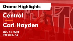 Central  vs Carl Hayden  Game Highlights - Oct. 14, 2021