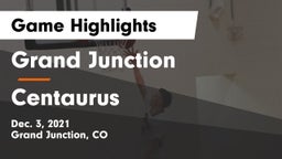 Grand Junction  vs Centaurus  Game Highlights - Dec. 3, 2021