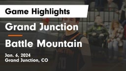 Grand Junction  vs Battle Mountain  Game Highlights - Jan. 6, 2024