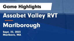 Assabet Valley RVT  vs Marlborough  Game Highlights - Sept. 22, 2023