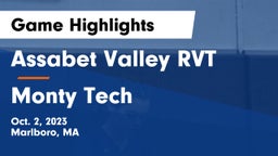 Assabet Valley RVT  vs Monty Tech Game Highlights - Oct. 2, 2023