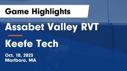 Assabet Valley RVT  vs Keefe Tech Game Highlights - Oct. 10, 2023