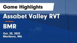 Assabet Valley RVT  vs BMR Game Highlights - Oct. 20, 2023