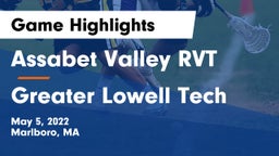 Assabet Valley RVT  vs Greater Lowell Tech Game Highlights - May 5, 2022