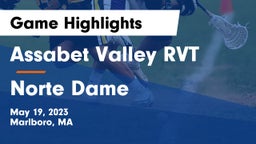 Assabet Valley RVT  vs Norte Dame  Game Highlights - May 19, 2023