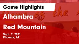 Alhambra  vs Red Mountain  Game Highlights - Sept. 2, 2021