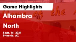 Alhambra  vs North Game Highlights - Sept. 16, 2021